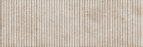 853 Плитка Eurotile Verbier Eurotile Бежевый рельеф треугольник 32.5x100
